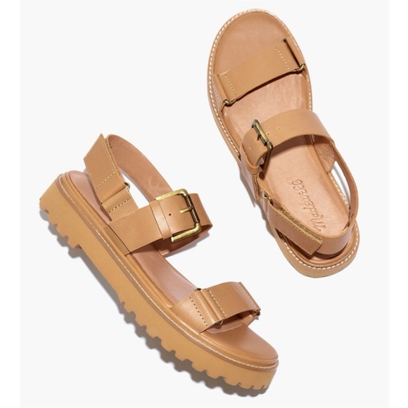 Madewell Shoes - Madewell The Cady Lug Sole Sandal Desert Camel Women's Shoe Size 8.5